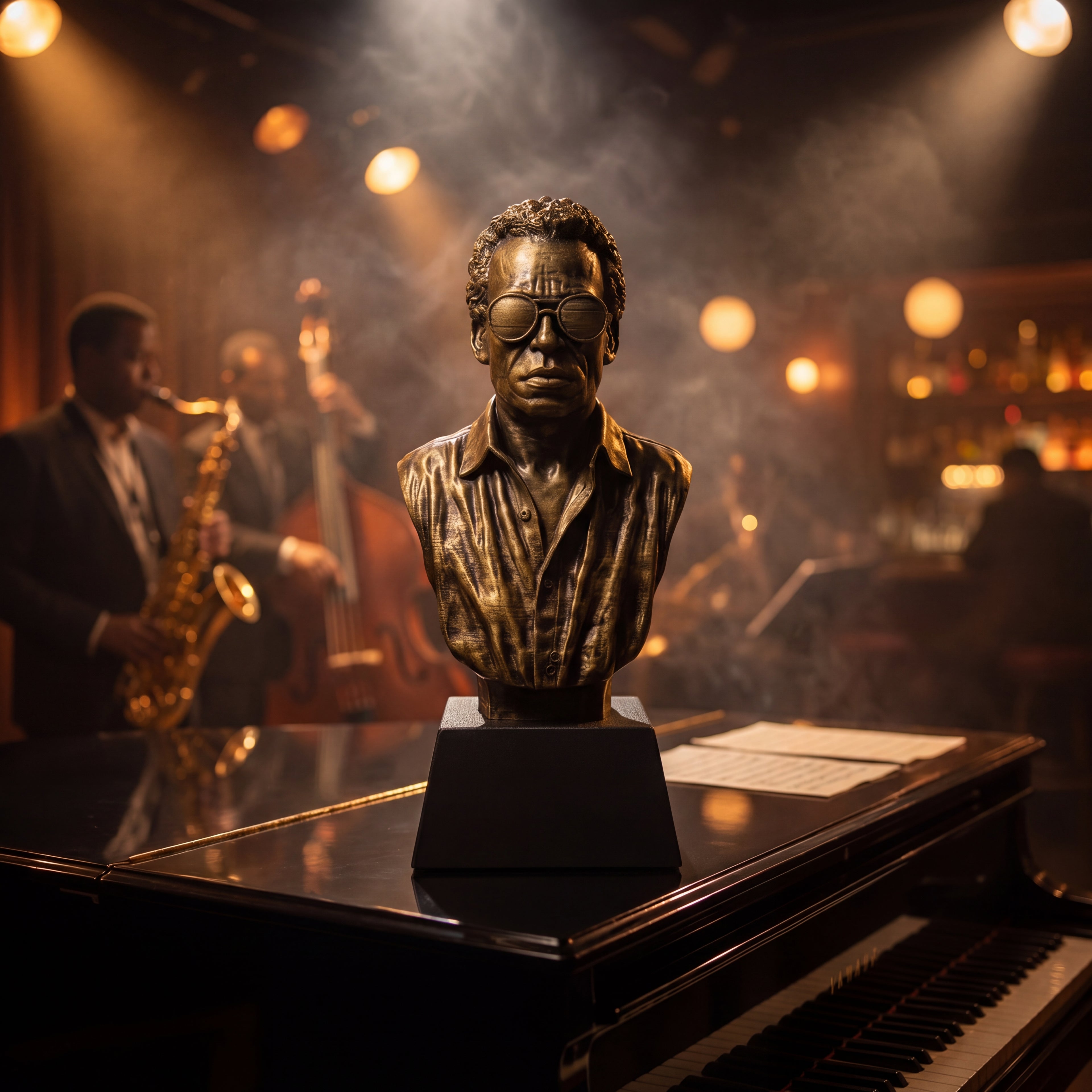 Miles Davis Bust