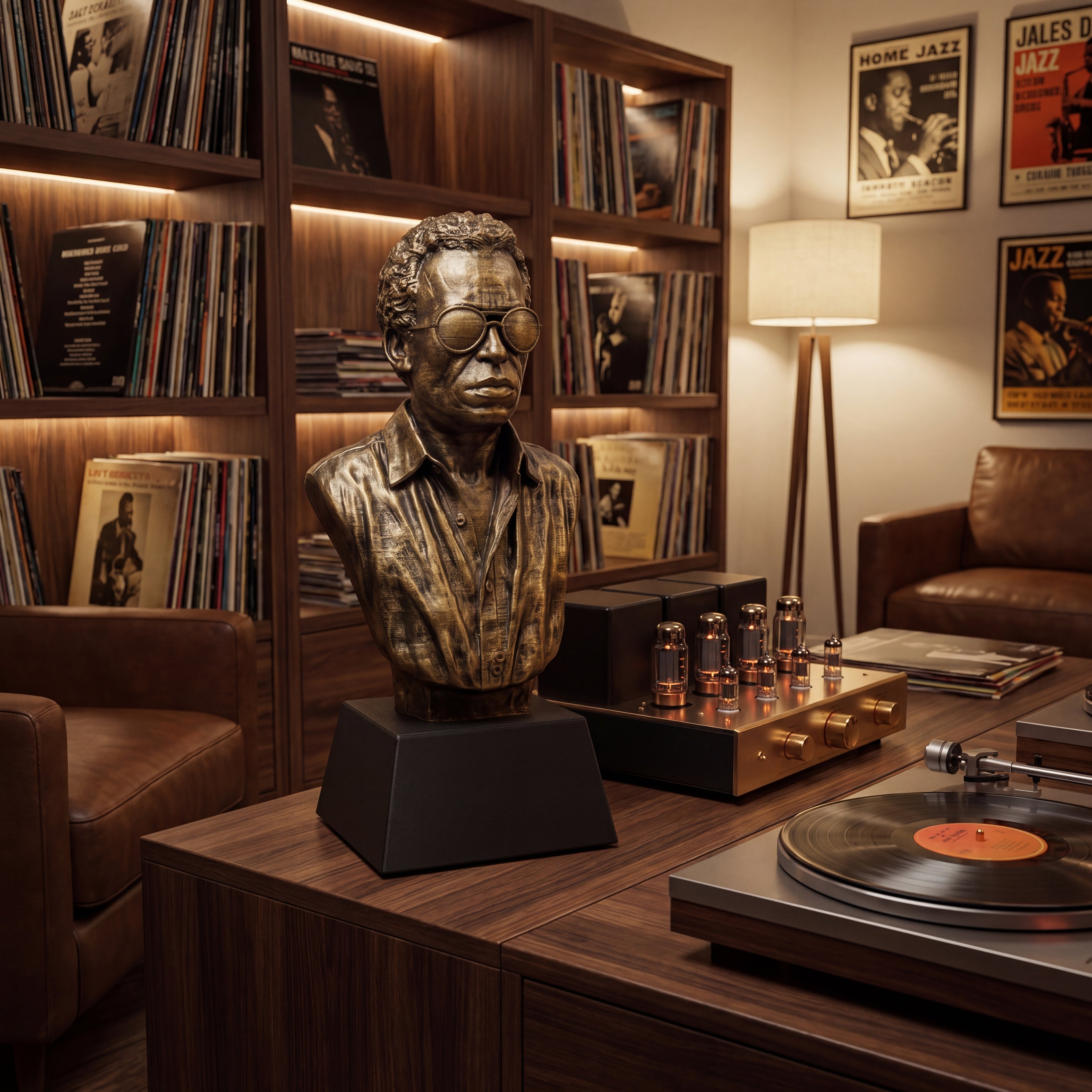 Miles Davis Bust