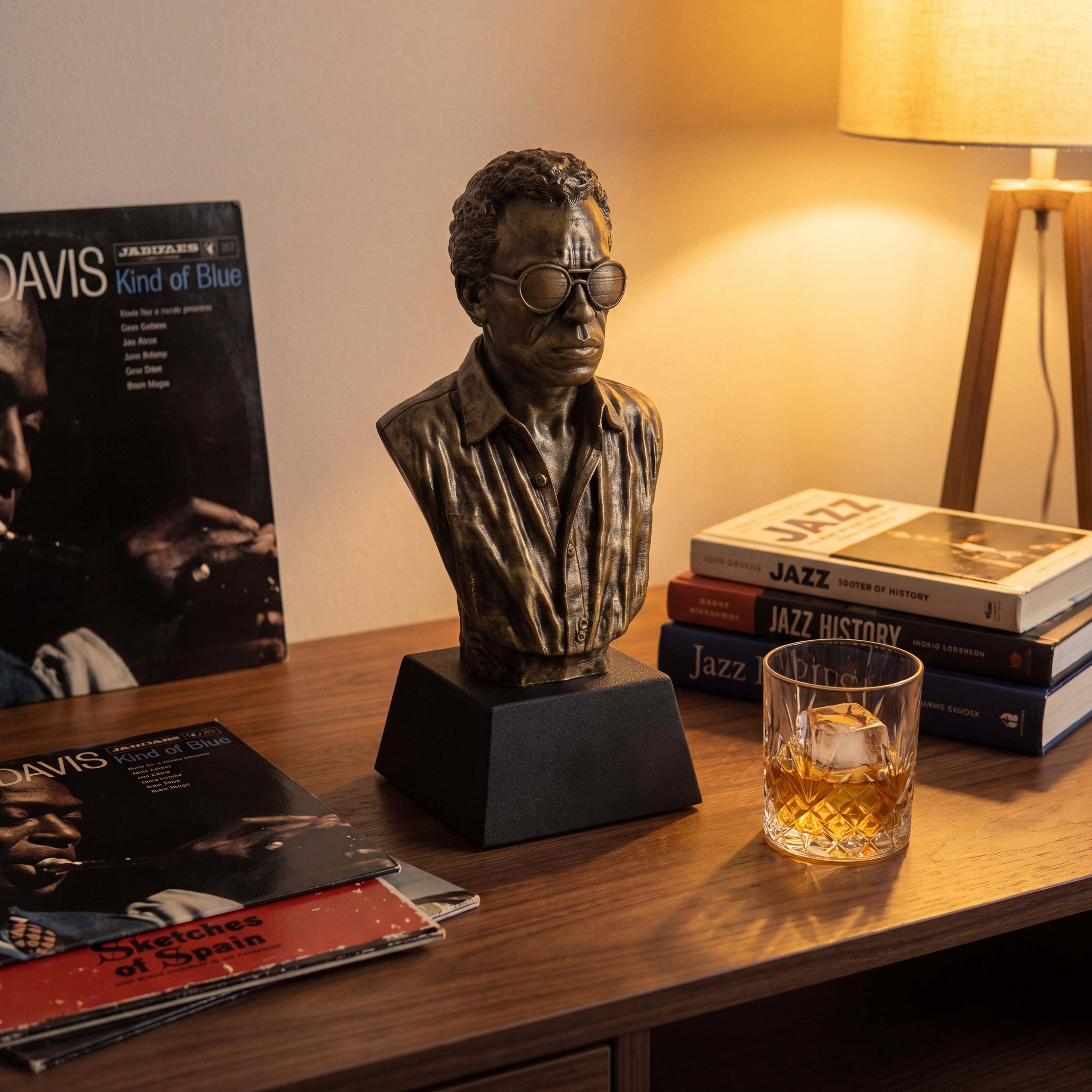 Miles Davis Bust