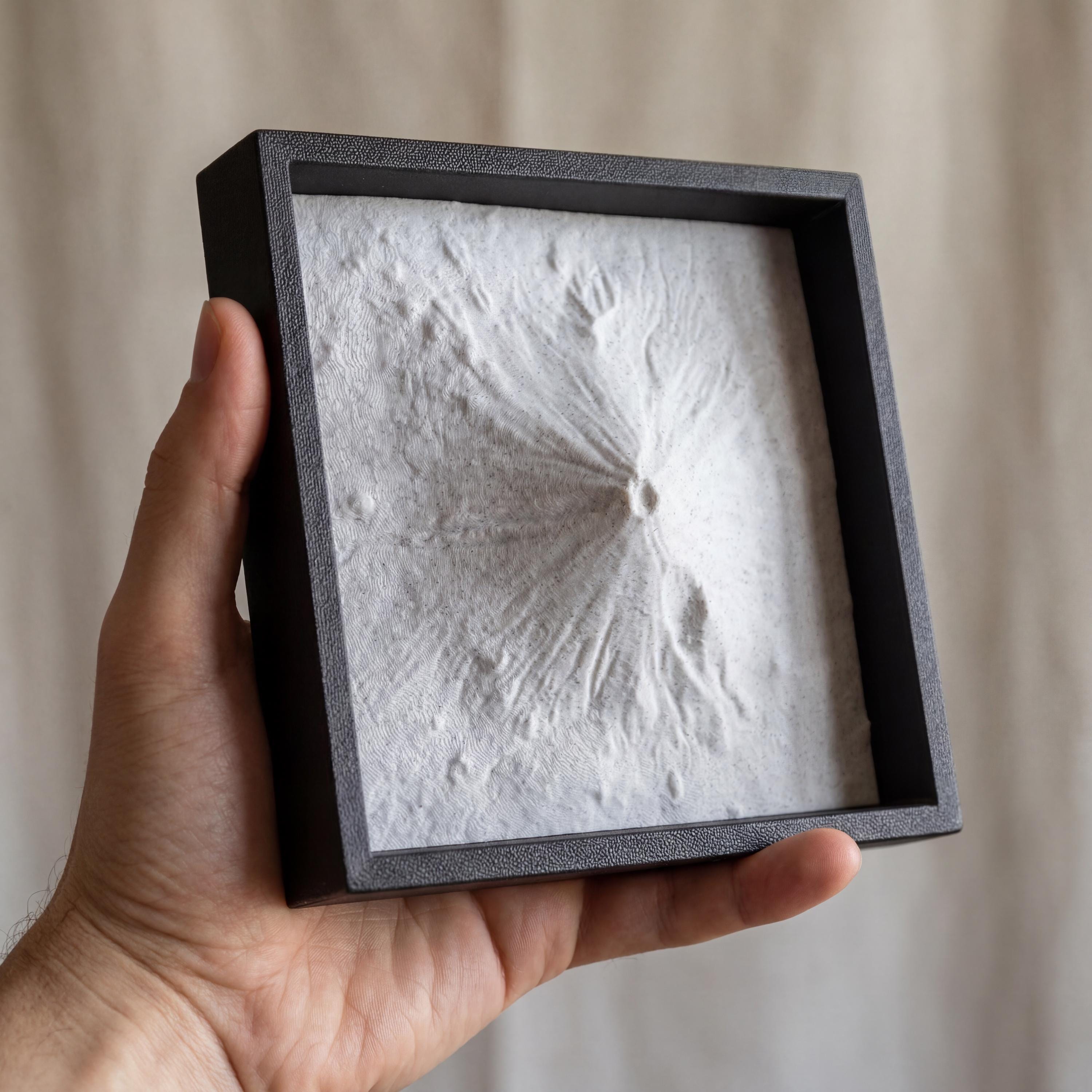 Mount Fuji Terrain Relief