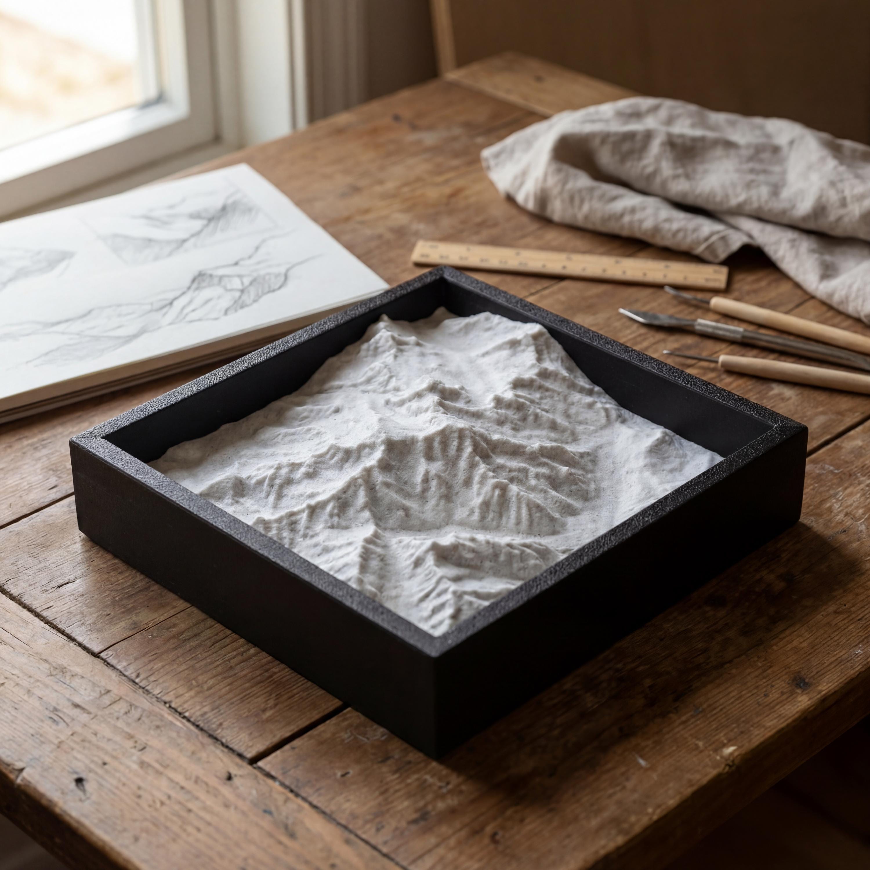 Mont Blanc Terrain Relief