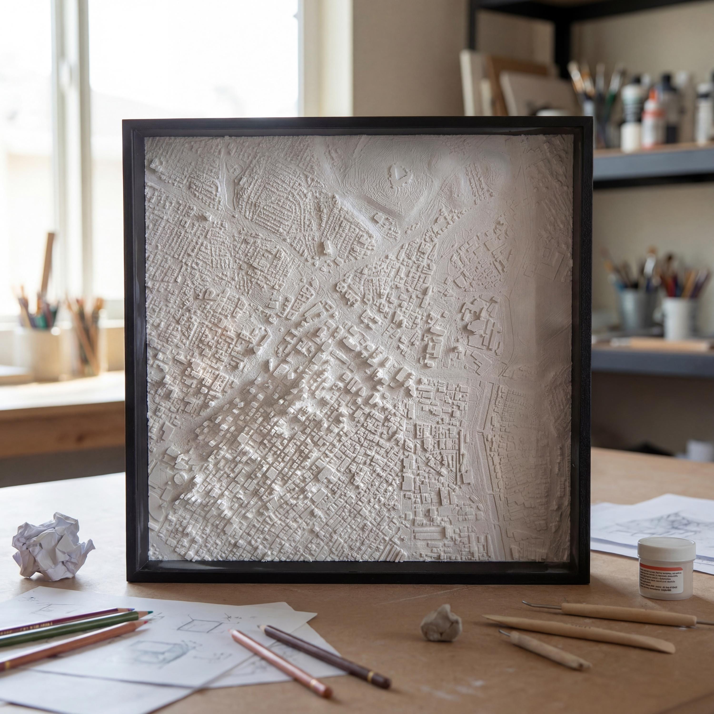 Los Angeles City Relief (1:20,000)