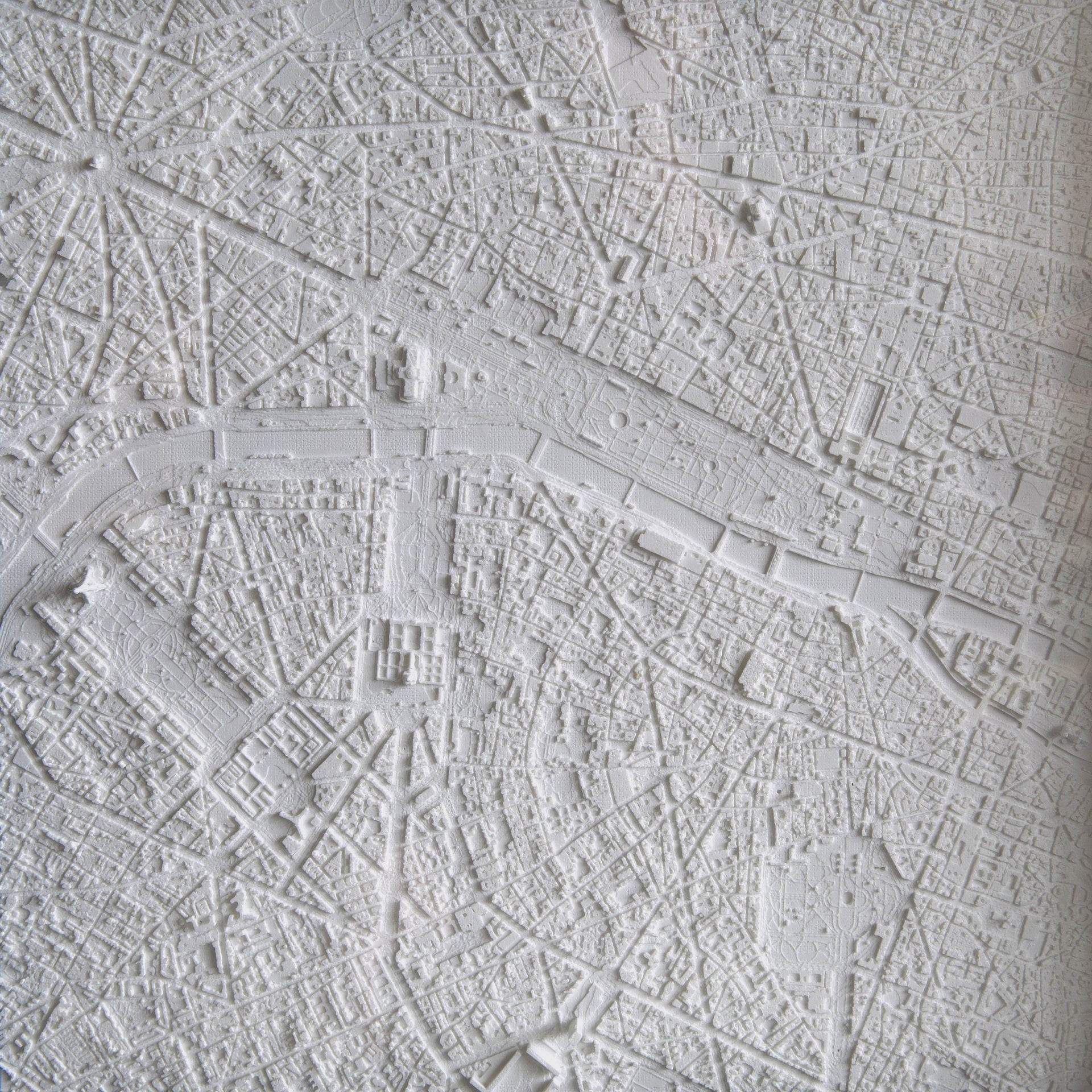 Paris City Relief (1:20,000)