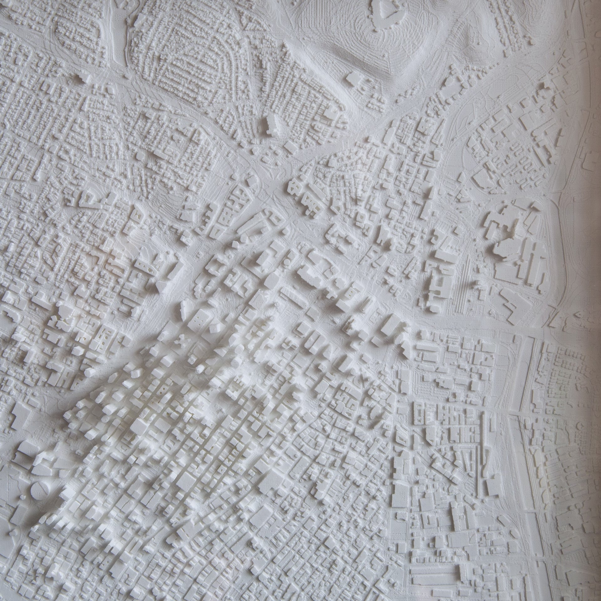 Los Angeles City Relief (1:20,000)